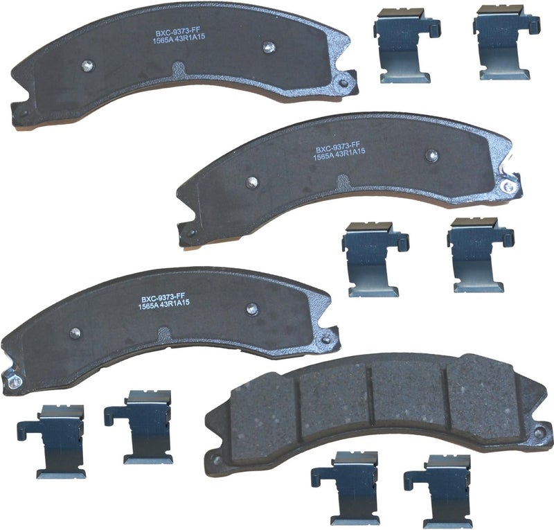 Bendix Premium SBC1565A Ceramic Front Brake Pads for Nissan NV1500 2021-2012, NV2500 2021-2012, NV3500 2021-2012, TITAN XD 2019-2016, TITAN XD 2024 - Image 1